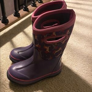 SOLD! Size 11 kids Bogs boots! Adorable unicorn design!